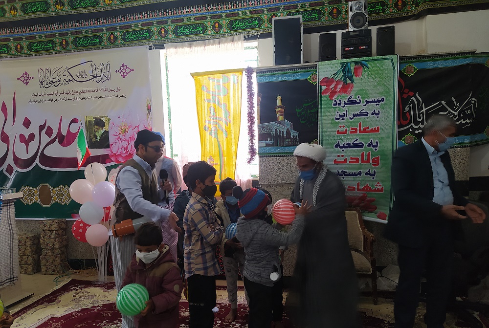 جشن ميلاد حضرت علي (ع) با محوريت کانون فرهنگي هنري عماريون روستاي استخر دراز